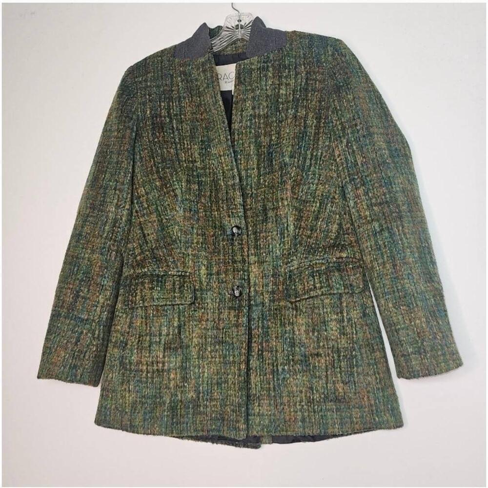 Rachel Rachel Roy Wool Blend Brushed Two-Button Blazer Size 4